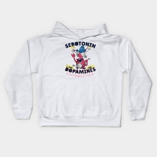 Serotonin And The Dopamines Happiness Tour Funny Pun Kids Hoodie